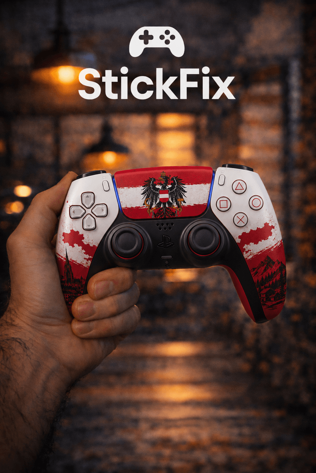 PS5 DualSense Controller Austrian Eagle Edition